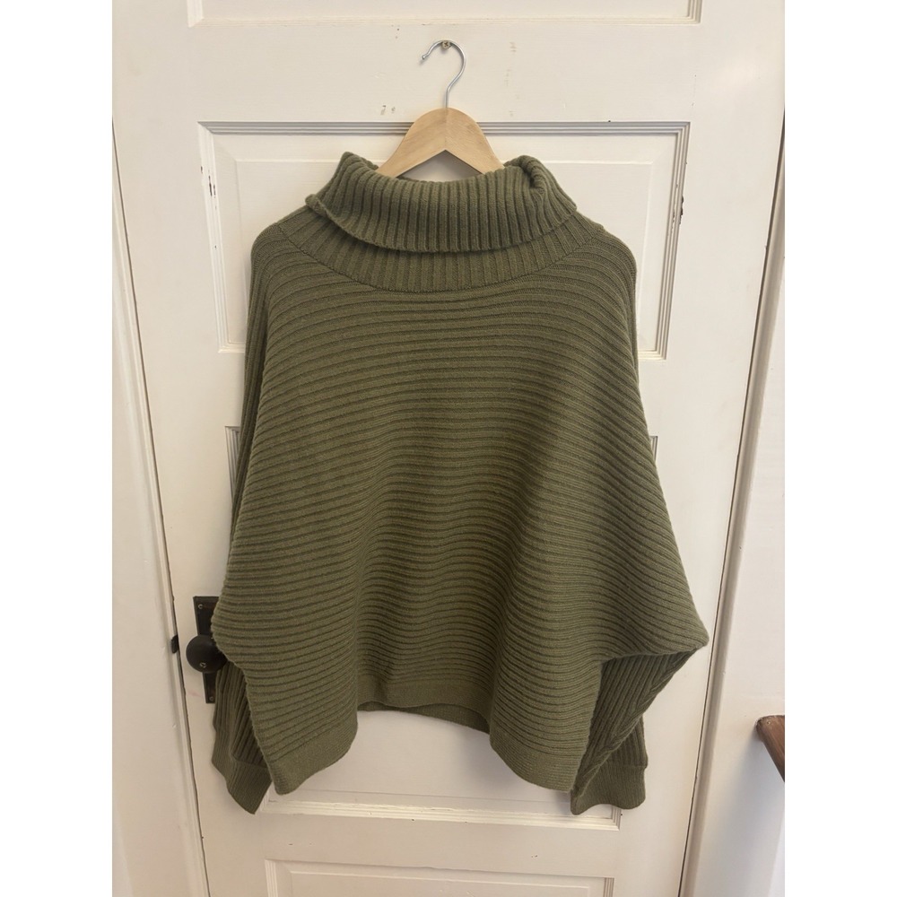 Baltic Born Olive Green Cowl Neck Sweater